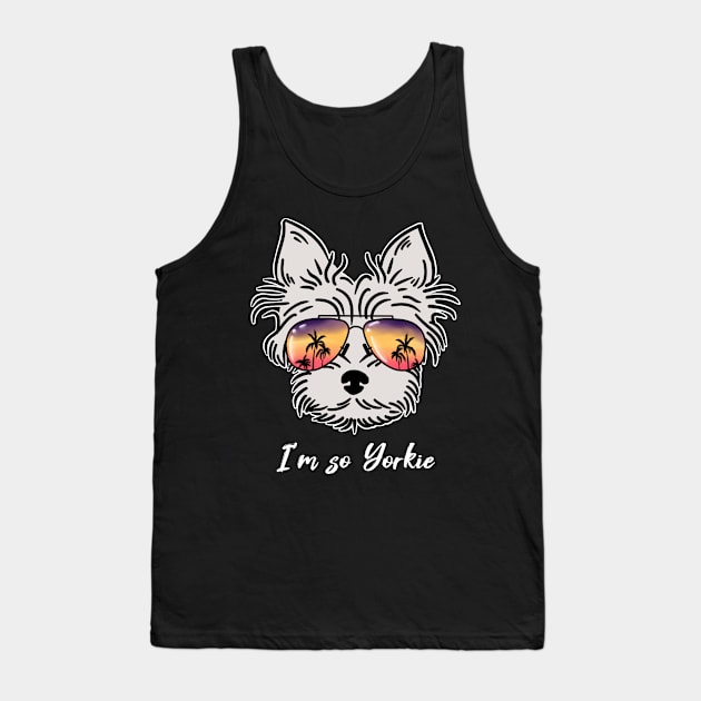 Yorkshire Terrier Print Men Women Kids Yorkie So York Tank Top by Linco